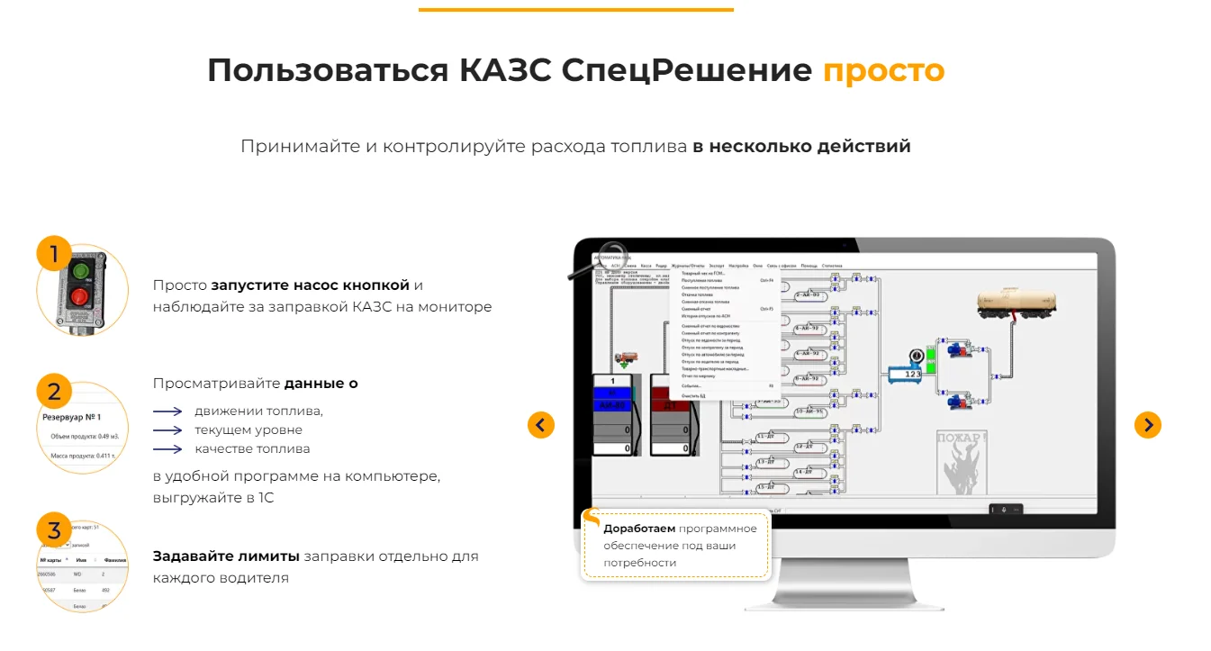 Экран лендинга для специалистов: интерфейс продукта и сценарии работы